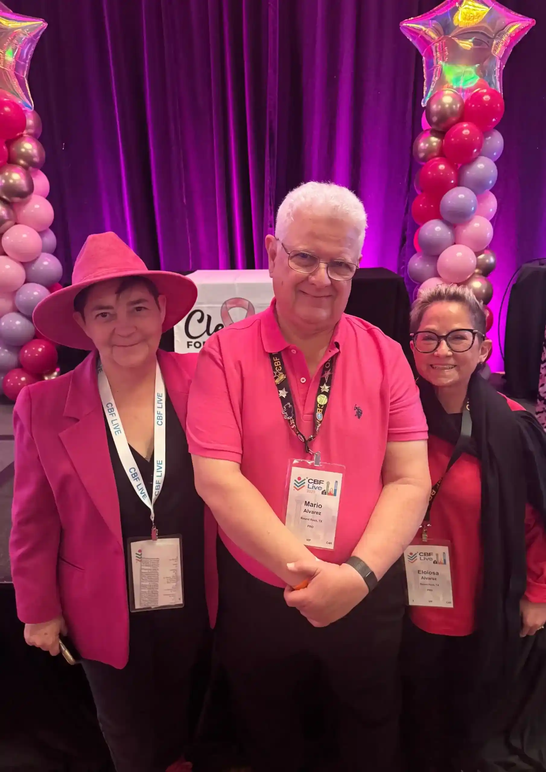 Three cleaning business team members posing at the Cleaning Business Fundamentals event in Austin