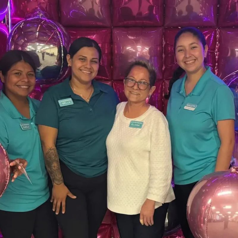 Cleaning team supporting Cleaning for a Reason initiative in Austin TX with professional house cleaners